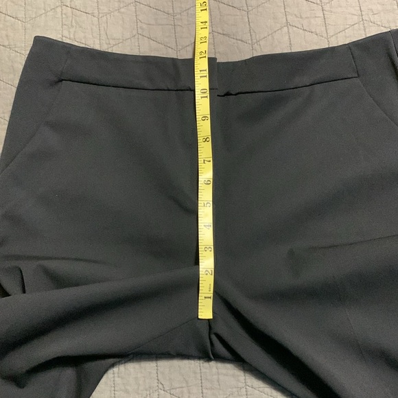 Chico's Women So Slimming Straight Leg Black Size 12S Trousers Office Quiet - Picture 14 of 15
